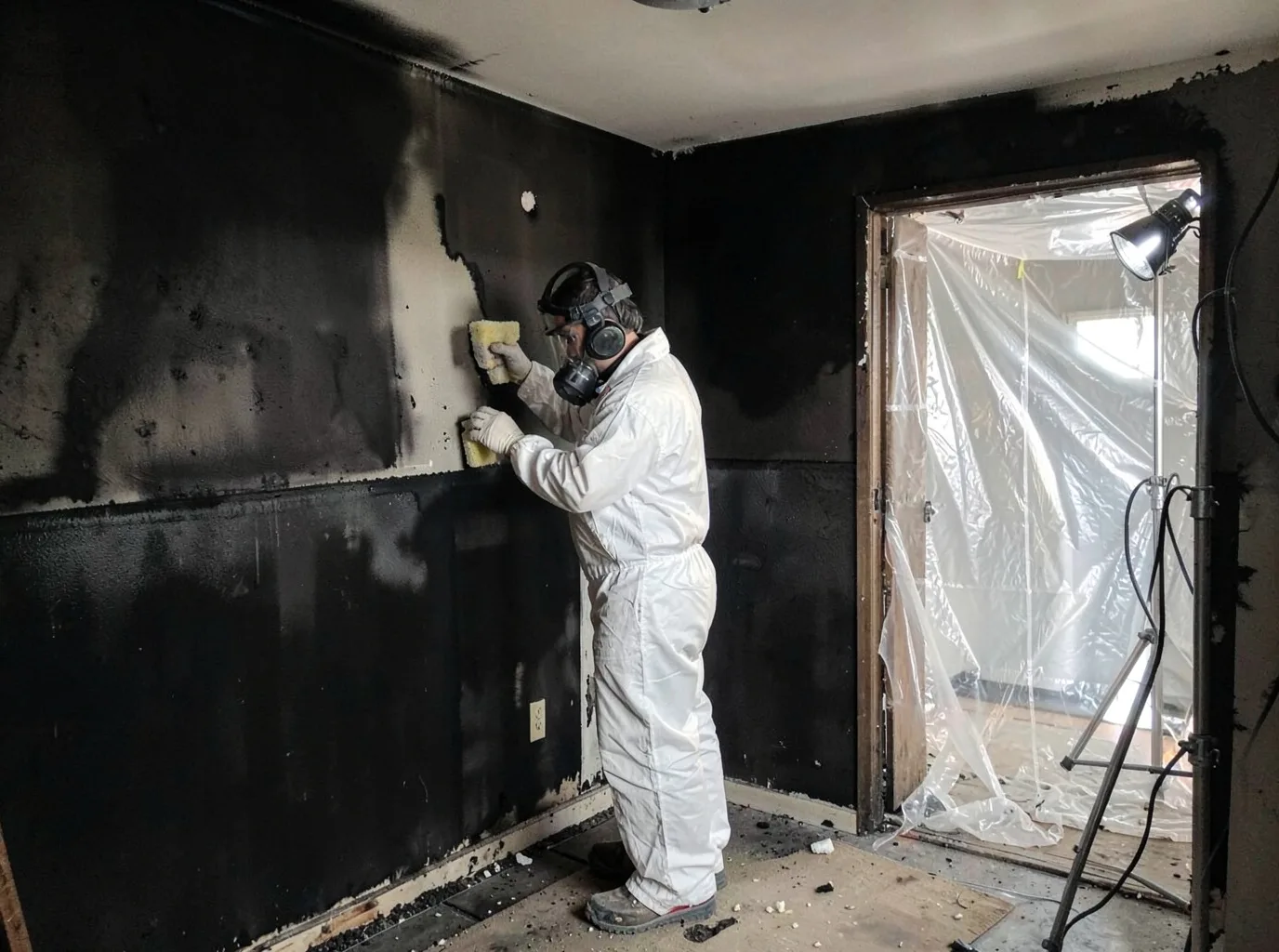 Fire Damage Restoration company in Saxon, WV